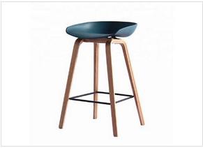 Quality Restaurant Leisure Cafe 83cm Height Wooden Leg Dining Chair Polypropylene wholesale