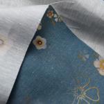 Printed 100% Viscose Rayon Fabric Sustainable Floral Challis