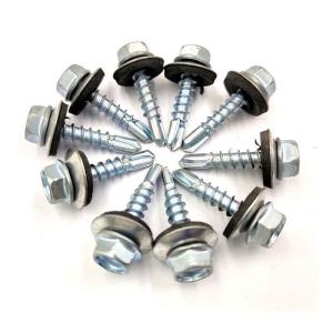 Quality EPDM Hex Head Self Drilling Decking Zinc Plated Screws wholesale