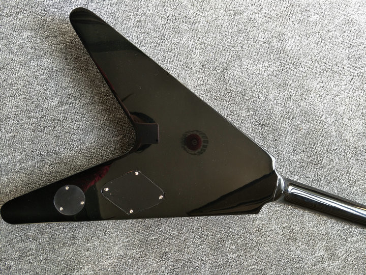 Flying-V 2018 electric guitar,left hand flying V guitar,ebony fingerboard high quality guitar
