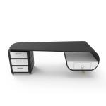 Universal Wheels 37.5CM Black Coffee Table With Storage Family Room Furnitures