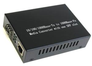Quality Fast Ethernet Media Converter 1000Mbps with 1 SFP Slot and 1 Ethernet Port wholesale