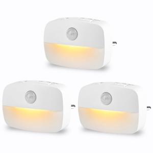 Quality 0.8W 30LM Plug In Night Lamp PIR Sensor 100 Degree For Closet Aisle Hallway wholesale