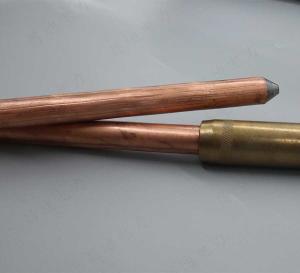 Quality 5/8-Inch by 8-Feet 16mm Pure Copper Earthing Electrode Rod wholesale