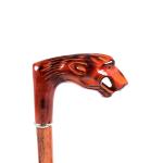 Parrot umbrella Hand carved umbrella Parrot Wooden handle Parrot Umbrella for