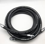 Flexible Steel Wire Braided Fuel Hose Anti Static Petrol Delivery For Civil Gas