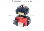 DC24V Horizontal Aluminum Pneumatic Actuator Air Cylinder Single Acting Actuator