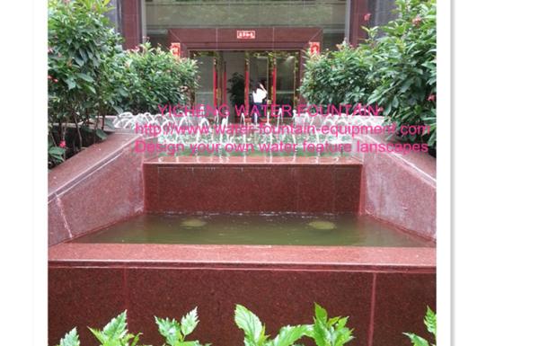 Upright Stainless Steel Water Fountain Project With 2 Circle Rounds Of