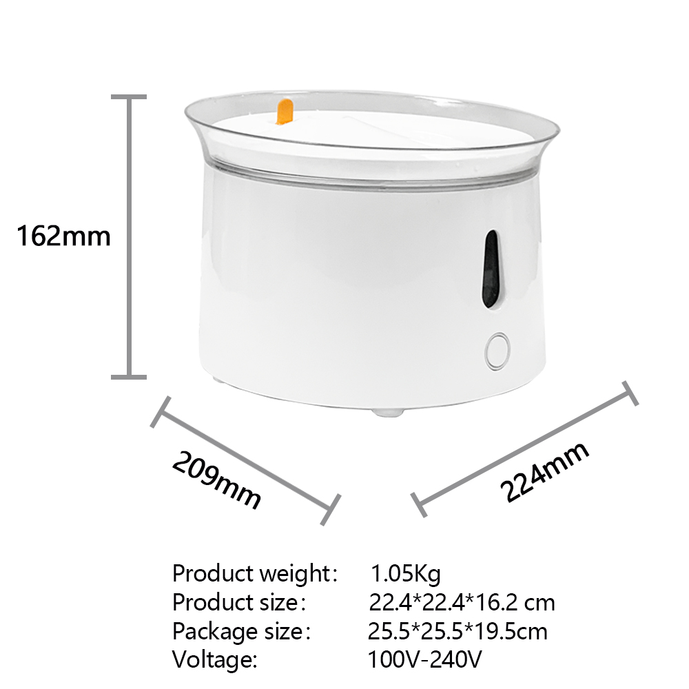 Automatic 2.4L Pet Water Feeder Drinking Fountains for Small Animals and Pet Bowls Feeders