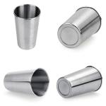 8oz 12oz 16oz Stackable Coffee Stainless Steel Thermos Cup With Silicone Lid