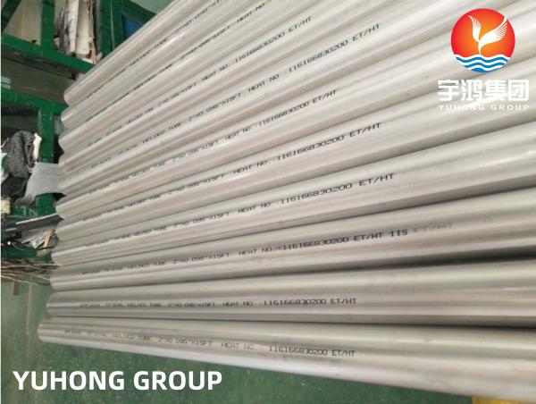 Cheap TUBOS DE ACERO INOXIDABLE CON COSTURA A249 TP304/TP304L 38.1MM*1.5MM*8000MM ,PICKLED AND  ANNEALED ,PLAIN ENDS for sale