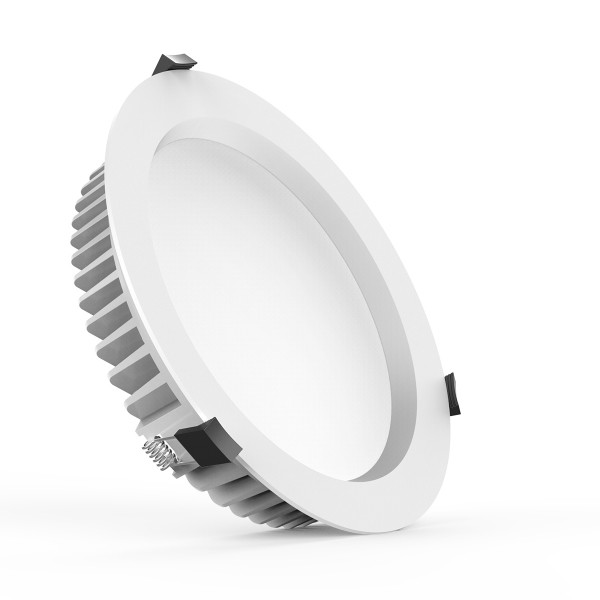 Slim Recessed Dimmable LED Downlight High CRI No Flicker Aluminum body