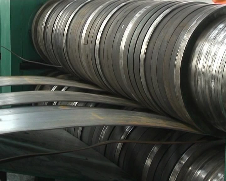 Full Automatic Metal Slitting Line , Metal Coil Slitting And Rewinding Machine