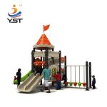 Outdoor Galvanized Pipe Kids Playground Slide With SS304 Fasteners