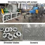 China Tire Recycling Line Machine Tyre Chips Scrap Shredder