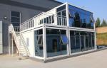 Hot Sale Modern Luxury Garden Office Mobile Container Homes Hurricane Proof 40Ft