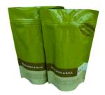 Stand up zip kraft paper food bag , food vacuum bag rolls , food bag rope