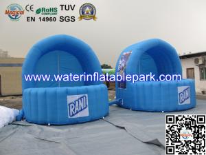 Quality Blue Inflatable Advertidsing Tent , 2 Person Clear Inflatable Lawn Tent wholesale