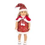 RTS Christmas Princess Dress For Doll Clothing 3pcs set Doll Clothes Dress Hat