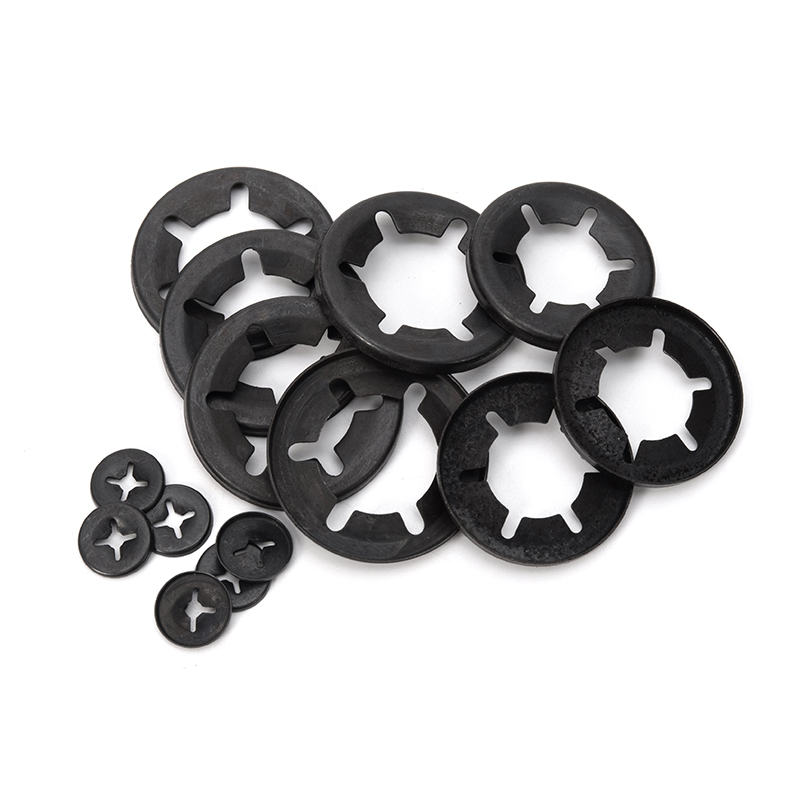 Custom Stainless Steel Dome Crapped Star Lock Washer Retaining Rings for Custom Food Beverage Industry DIN Standard Shaft
