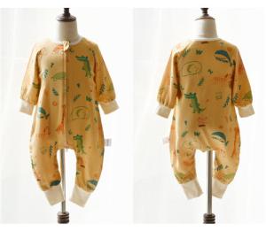 Quality Muslin Printed Long Sleeve Sleeping Bag Clothes Woven Anti Bacterial For All Seasons wholesale