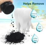 Black Natural Activated Charcoal Teeth Whitening Powder Rapidly Remove Tartar