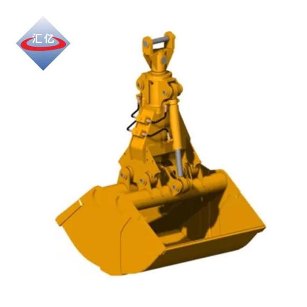 Earth Moving Skid Steer Digging Bucket 820kg Rotating Excavator Bucket