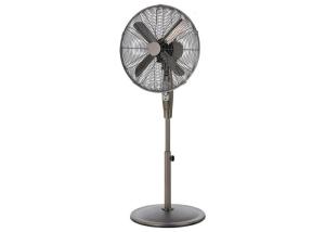 Quality 16&quot; Chrome Metal Electric Oscillating Fan Floor Standing 3 Speed 120V wholesale