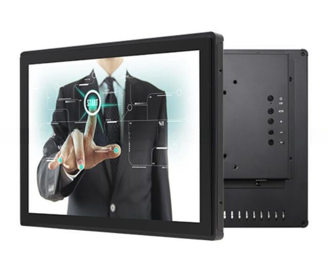 Rugged 18.5 Inch Open Frame LCD LED Monitor Touchscreen VGA HDMI USB LCD Display With Metal Casing