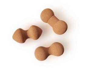 Quality OEM Antislip Yoga Cork Massage Peanut Balls Roller Eco Friendly wholesale