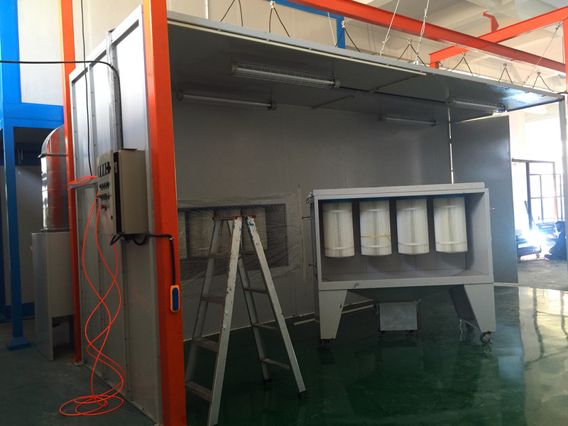 Aluminium Profiles Manual Metal Powder Coating Line 220V 380V