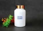 Anti Light Plastic Medicine Bottles PET Metal Cover Impact Resistance