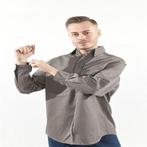 Quality 100% Cotton Fire Resistant Shirts Compliant 210gsm With European Standard wholesale