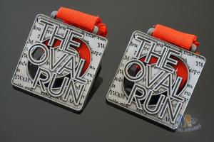 Quality Fashion Oval Run Custom Metal Award Medals For Sport Events , Bespoke wholesale