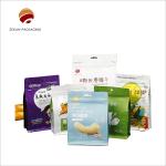 Customization Heat Sealable Flat Bottom Gusset Bags Tear Resistance