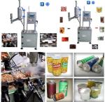 316SS Food Powder Tin Cans Filling Sealing Machine