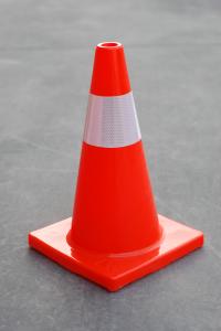 Quality 45cm Chile Standard PVC Road Maintance Safety Cone wholesale
