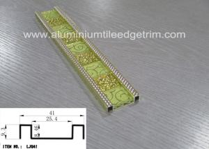 Quality Aluminium Alloy Mosaic Border Tiles Sheets Brushed Surface Easy Installation wholesale