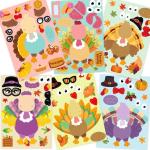 Hot Melt Adhesive Festive Stickers Halloween Pumpkin Stickers Maple Leaf