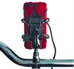 Universal 9-24V X Claw Motorcycle Phone Mount With Usb Charger