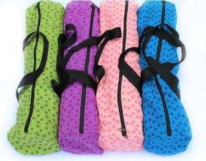 Quality professional fashion TPE yoga mat bag/polyester yoga backpack wholesale