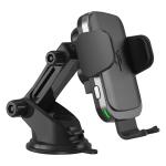 Cell Phone Clamping Air Vent Car Mount Wireless Charger