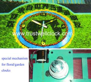 Quality floral flower clocks movement motor 4m 5m 6m 7m - Good Clock(Yantai) Trust-Well Co.,Ltd wholesale