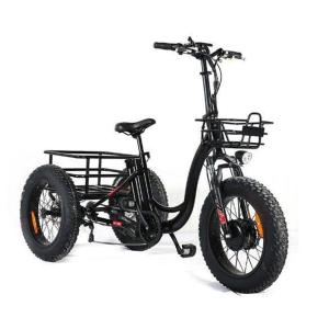 Quality Black Color Electric Assist Mountain Bike Displacement &lt; 110cc Leather Saddle / Grip wholesale