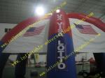 Durable Yellow 90cm Lemon Shaped Balloons With Digital Printing