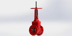 Quality Flange / Groove Type UL FM gate valve Ductile Iron Handwheel Founded wholesale