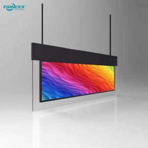 Quality 43inch Ultra Slim Dual Sided Hanging Display Landscape Display with glass margin wholesale