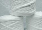 Raw White 100% Polyester Fiber Tops Grade AAA Antipilling And Anti Napping