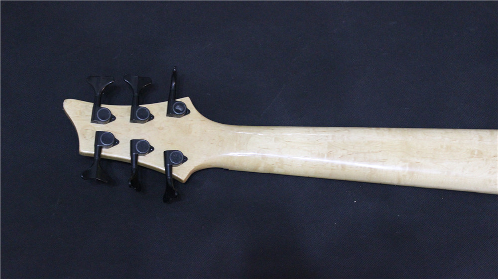 6 string classic electric bass active circuit EMG black hardware free shipping