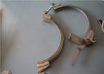 Carbon Steel Stainless Steel Tubing Clamps , Robust Pipe Holder Clamp